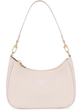 Women's Nude G Zipper Tote Handbag Mini Shoulder Imported Clutch Purses